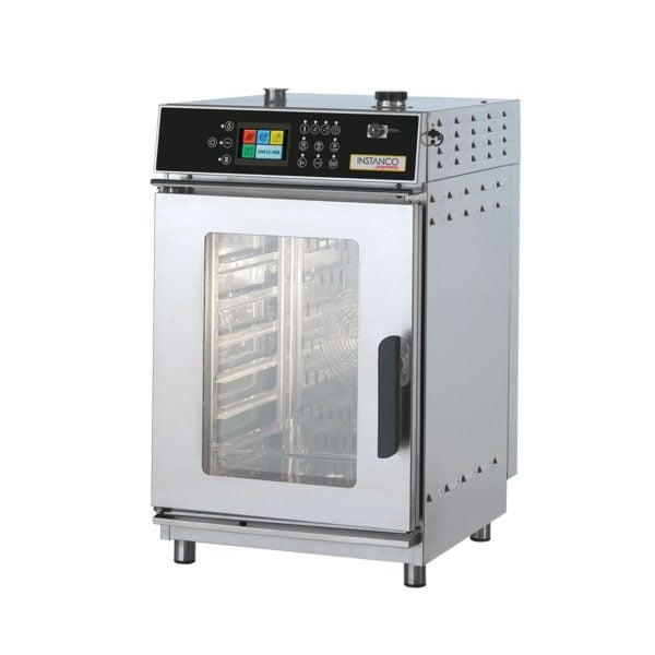 Convection-steam oven with digital control panel