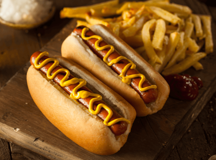 grillowany hot dog barbecue