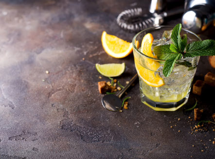 kostkarki do lodu drink z lodem